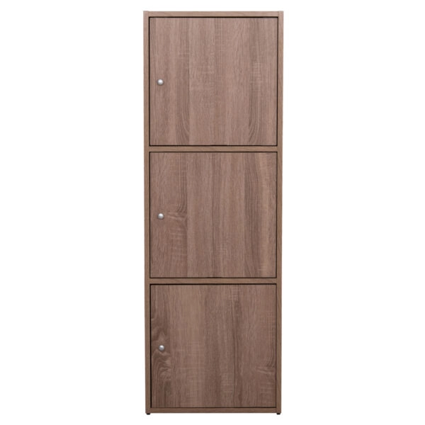 ΝΤΟΥΛΑΠΙ ΜΕ 3 ΑΠΟΘ. ΧΩΡΟΥΣ SORIANO HM9939.11 SONAMA OAK ΜΕΛΑΜΙΝΗ 40x39x119Υεκ.