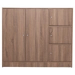 ΝΤΟΥΛΑΠΙ ΜΕ 4 ΑΠΟΘ.ΧΩΡΟΥΣ MATIN HM2480.02 SONAMA OAK ΜΕΛΑΜΙΝΗ 117x39,5x99,5Υεκ