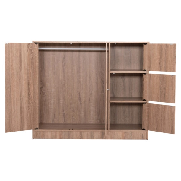 ΝΤΟΥΛΑΠΙ ΜΕ 4 ΑΠΟΘ.ΧΩΡΟΥΣ MATIN HM2480.02 SONAMA OAK ΜΕΛΑΜΙΝΗ 117x39,5x99,5Υεκ