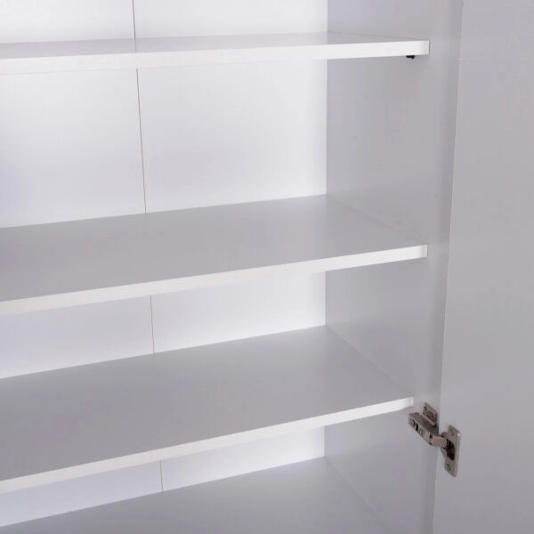 ΠΑΠΟΥΤΣΟΘΗΚΗ-ΝΤΟΥΛΑΠΑ CLUSE HM2403.03 ΜΕΛΑΜΙΝΗ ΛΕΥΚΟ ΧΡΩΜΑ 60Χ36,5Χ186,5Υεκ.