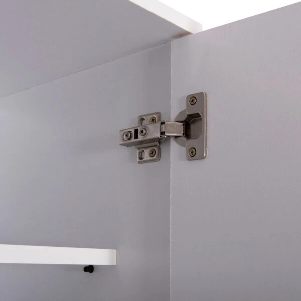 ΠΑΠΟΥΤΣΟΘΗΚΗ-ΝΤΟΥΛΑΠΑ CLUSE HM2403.03 ΜΕΛΑΜΙΝΗ ΛΕΥΚΟ ΧΡΩΜΑ 60Χ36,5Χ186,5Υεκ.