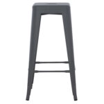 ΣΚΑΜΠΟ ΜΠΑΡ ΜΕΤΑΛΛΙΚΟ MELITA-PRO HM8642.50 ΣΕ ΓΚΡΙ 43x43x78Υεκ.