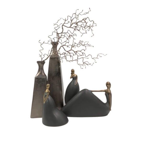 GLORY ΒΑΖΟ 13x13x41 ΑΛΟΥΜΙΝΙΟ ΜΑΥΡΟ