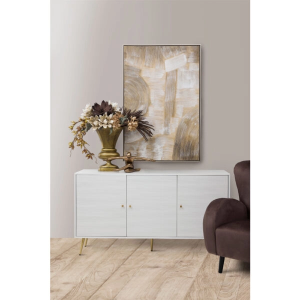 MUT ΒΑΖΟ 32x16x46 ΑΛΟΥΜΙΝΙΟ ΧΡΥΣΟ ΑΝΤΙΚΕ