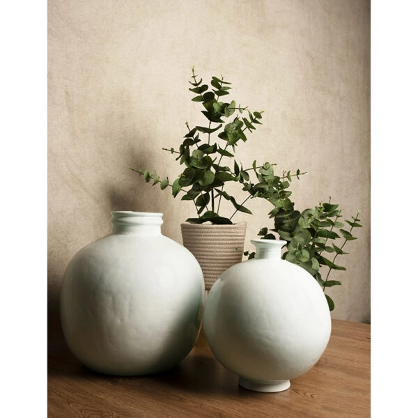 ICE AGE ΒΑΖΟ 32x32x35 ΑΝΑΚΥΚΛΩΜΕΝΟ ΓΥΑΛΙ ΛΕΥΚΟ