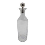 SHIRAN ΜΠΟΥΚΑΛΑ 10x10x37 ΓΥΑΛΙ ΔΙΑΦΑΝΟ SILVER ΑΛΟΥΜΙΝΙΟ