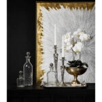 SHIRAN ΜΠΟΥΚΑΛΑ 10x10x37 ΓΥΑΛΙ ΔΙΑΦΑΝΟ SILVER ΑΛΟΥΜΙΝΙΟ