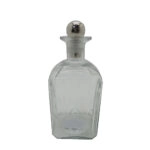 SHIRAN ΜΠΟΥΚΑΛΑ 10x10x26 ΓΥΑΛΙ ΔΙΑΦΑΝΟ SILVER ΑΛΟΥΜΙΝΙΟ