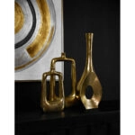 ADEL ΒΑΖΟ 17x5x46 ΑΛΟΥΜΙΝΙΟ ΧΡΥΣΟ