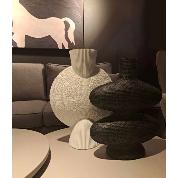 BODIL ΒΑΖΟ 32x16x44 POLYRESIN ΛΕΥΚΟ