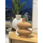 BODIL ΒΑΖΟ 32x16x44 POLYRESIN ΛΕΥΚΟ