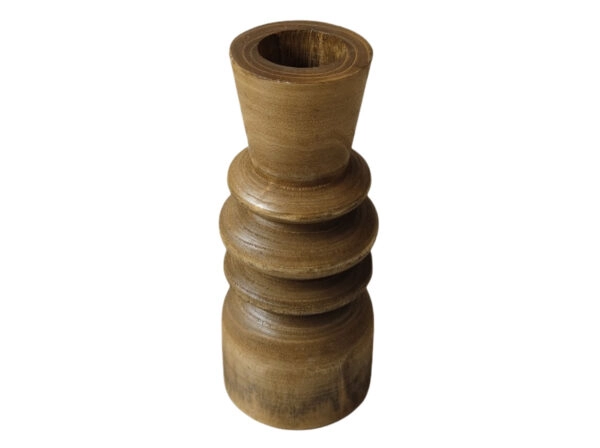CEDAR ΒΑΖΟ 10x10x24 ΞΥΛΟ ΚΑΦΕ