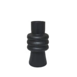 ARTIOM ΒΑΖΟ 14x14x26 ΑΛΟΥΜΙΝΙΟ ΜΑΥΡΟ