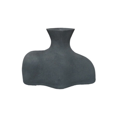 DANEET ΒΑΖΟ 31x17x22cm ΑΛΟΥΜΙΝΙΟ ΓΚΡΙ