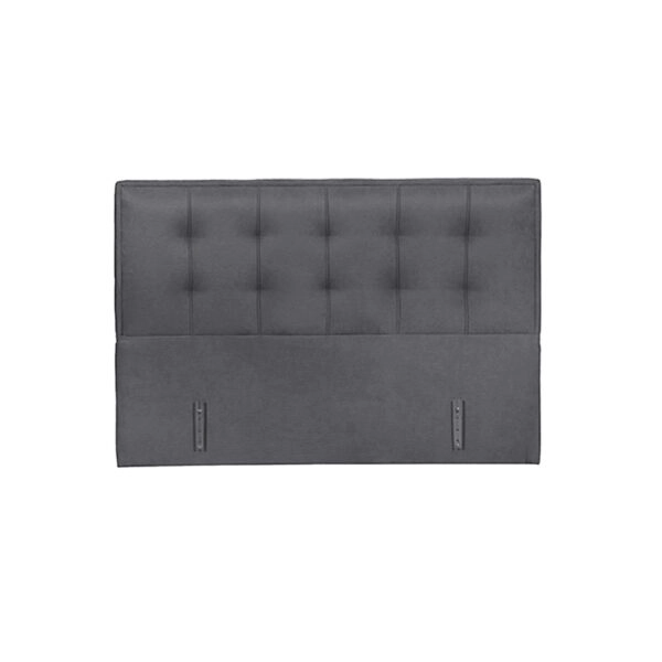 PIANO ΚΡΕΒΑΤΙ ΜΕ ΑΠΟΘΗΚ. ΧΩΡΟ (ΓΙΑ ΣΤΡΩΜΑ 160x200cm) ΓΚΡΙ 07-780 207x160xH115cm