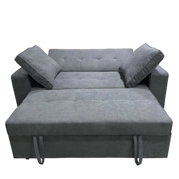 Καναπές Κρεβάτι Διθέσιος  AISHA Γκρι Ύφασμα 176x102x91cm