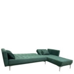Καναπές Κρεβάτι Γωνιακός ARION Αναστρέψιμος Πράσινο Ύφασμα 244x162x84cm