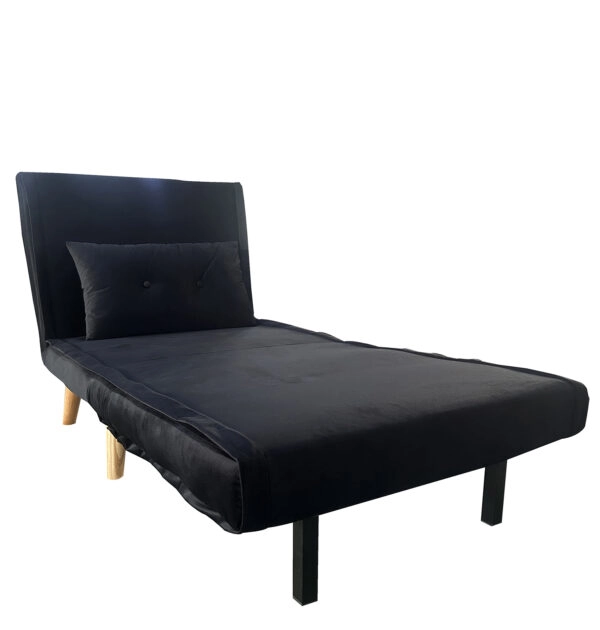 Πολυθρόνα  ALFHARD Μαύρο Ύφασμα 77x80x79cm