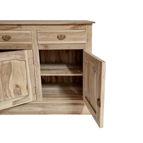 Artekko Munggur Ξύλινος Μπουφές σε Ανοιχτό Καφέ (150x45x90)cm