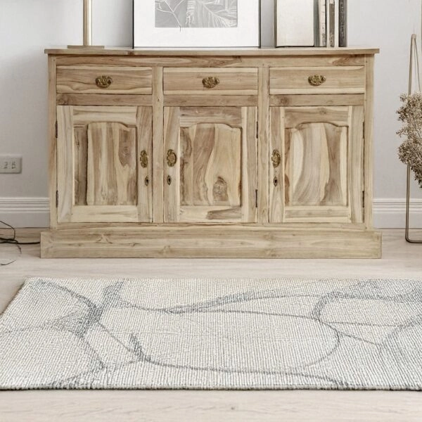 Artekko Munggur Ξύλινος Μπουφές σε Ανοιχτό Καφέ (150x45x90)cm