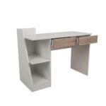 TRIGOT 2 ΓΡΑΦΕΙΟ ΒΙΒΛΙΟΘΗΚΗ SONOMA ΛΕΥΚΟ 110x50x85