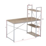 TORRE ΓΡΑΦΕΙΟ ΒΙΒΛΙΟΘΗΚΗ SONOMA ΛΕΥΚΟ 120x60x121