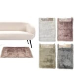 Χαλί  Πολύχρωμο Πολυεστέρας 60x90cm Σε 4 Χρώματα