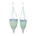 Artekko Klul Γλάστρες Κρεμαστές Πράσινες (19x19x34)cm