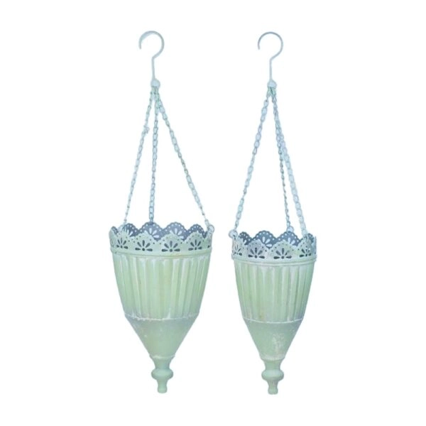 Artekko Klul Γλάστρες Κρεμαστές Πράσινες (19x19x34)cm