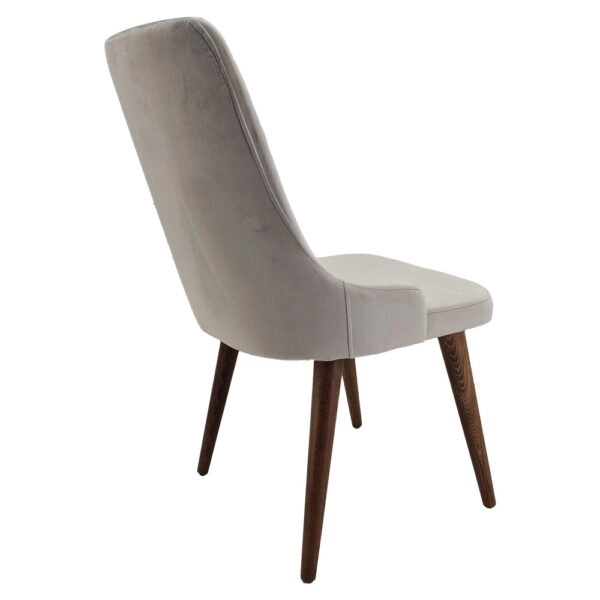 Artekko Rio Ξύλινη Καρέκλα με Μπεζ Βελούδο (53x64x95)cm