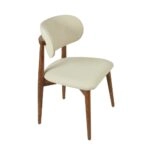 BOMONTI CHAIR WALNUT LIGHT  LEGS  MAZZ FABRIC  SALONA V 24