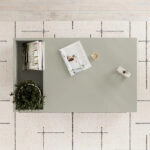 Τραπεζάκι σαλονιού Vena Megapap χρώμα ash green 100x60x42εκ.