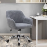 Καρέκλα γραφείου Lana Megapap υφασμάτινη χρώμα γκρι 61x61x80/90εκ.