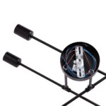 ΦΩΤΙΣΤΙΚΟ ΟΡΟΦΗΣ ΠΟΛΥΦΩΤΟ LIGHTY HM7427.11 ΜΕΤΑΛΛΟ ΣΕ ΜΑΥΡΟ 51x51x23Υεκ.