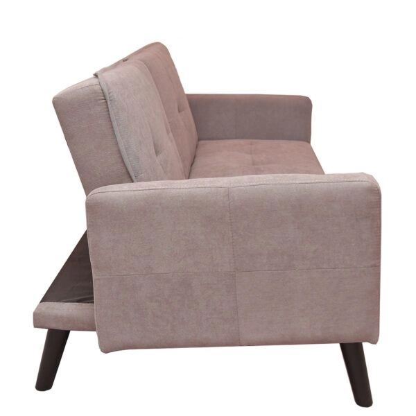 Καναπές/Κρεβάτι Γωνιακός ArteLibre ANTONELLA Μπεζ/Καφέ 200x156x83cm