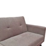 Καναπές/Κρεβάτι Γωνιακός ArteLibre ANTONELLA Μπεζ/Καφέ 200x156x83cm