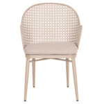 ΠΟΛΥΘΡΟΝΑ ΑΛΟΥΜΙΝΙΟΥ OREGO HM6268.03 ΚΑΠΟΥΤΣΙΝΟ-ΜΑΞΙΛΑΡΙ ΜΠΕΖ 58x55x83Υεκ.