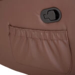 ΠΟΛΥΘΡΟΝΑ RELAX ΜΕ ΜΗΧΑΝΙΣΜΟ MASSAGE ROCCA HM0026.03 PU ΚΑΦΕ ΣΚΟΥΡΟ 80x96x97 εκ.