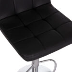 ΣΚΑΜΠΟ ΜΠΑΡ ΠΕΡΙΣΤΡΕΦΟΜΕΝΟ DIANA HM202.21 ΜΑΥΡΟ PU--ΜΕΤΑΛΛΟ ΧΡΩΜΙΟ 44x52x109Υεκ.