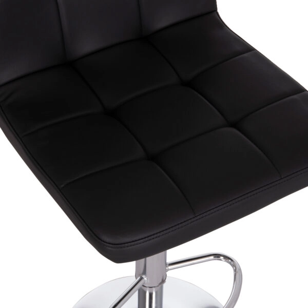 ΣΚΑΜΠΟ ΜΠΑΡ ΠΕΡΙΣΤΡΕΦΟΜΕΝΟ DIANA HM202.21 ΜΑΥΡΟ PU--ΜΕΤΑΛΛΟ ΧΡΩΜΙΟ 44x52x109Υεκ.