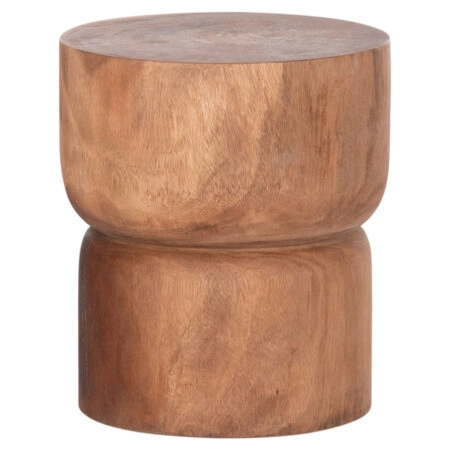 ΣΚΑΜΠΟ-ΤΡΑΠΕΖΑΚΙ ΚΥΛΙΝΔΡΙΚΟ FEBRY HM9908 ΜΑΣΙΦ ΞΥΛΟ SUAR ΦΥΣΙΚΟ Φ39