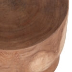 ΣΚΑΜΠΟ-ΤΡΑΠΕΖΑΚΙ ΚΥΛΙΝΔΡΙΚΟ FEBRY HM9909 ΜΑΣΙΦ ΞΥΛΟ SUAR ΦΥΣΙΚΟ Φ40x46Υεκ.