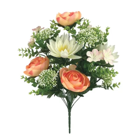 ΜΠΟΥΚΕΤΟ ΝΕΡΑΓΚΟΥΛΑ/ΝΟΥΦΑΡΟ ΣΟΜΟΝ/ΕΚΡΟΥ - Υ48cm 5/20ΚΙΒ