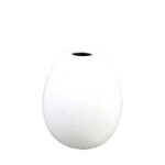 OVALADO.2 ΔΙΑΚΟΣΜΗΤΙΚΟ ΒΑΖΟ 17x17x20 POLYRESIN ΛΕΥΚΟ