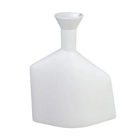 WAZOO ΔΙΑΚΟΣΜΗΤΙΚΟ ΒΑΖΟ 20x7x25.5 POLYRESIN ΛΕΥΚΟ
