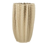 VELISSE ΒΑΖΟ 21x21x41 ΚΕΡΑΜΙΚΟ ΜΠΕΖ