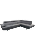 Καναπές Γωνιακός  MASAL Γκρι Ύφασμα 280x185x85cm