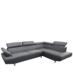 Καναπές Γωνιακός  MASAL Γκρι Ύφασμα 280x185x85cm