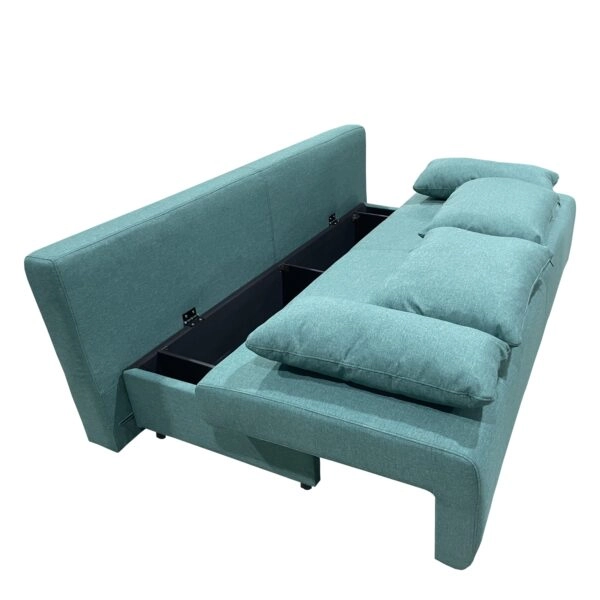 Καναπές Κρεβάτι Τριθέσιος  URBAN LOUNGE 3S Τιρκουάζ Ύφασμα 194x93x72cm