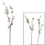 ΚΛΑΔΙ ΑΝΘΟΣ ΡΟΔΑΚΙΝΙΑΣ ASS (2 ΧΡΩΜΑΤΑ) Y94cm. 24/240KIB